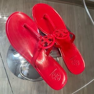 Red Tory Burch Flip Flip